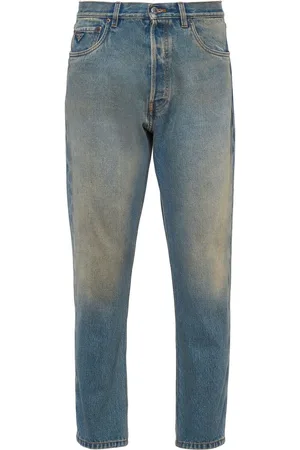 Prada Gerade Jeans im Distressed-Look