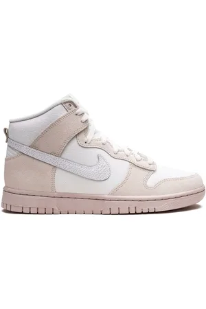 Nike Dunk High Retro PRM Cracked Leather Swoosh Sneakers