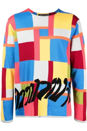 Comme des Garçons Pullover in Colour-Block-Optik