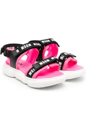 Msgm Sandalen mit Logo-Print
