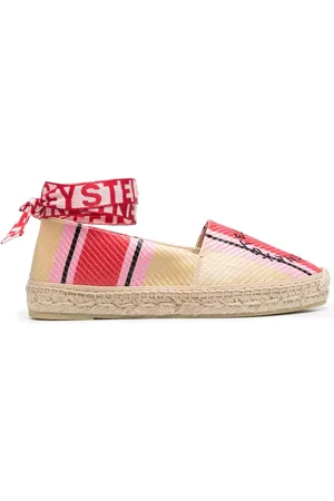 Stella McCartney Espadrilles mit Logo-Stickerei