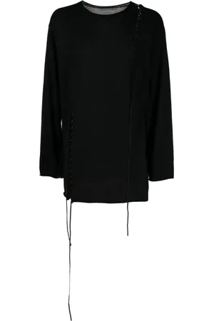 YOHJI YAMAMOTO Sweatshirt mit geflochtenem Detail