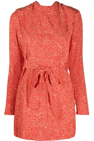 ROTATE Minikleid mit Blumen-Print
