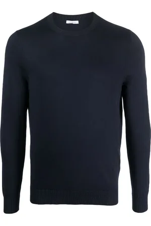 Malo Sweatshirt mit gerippten Details
