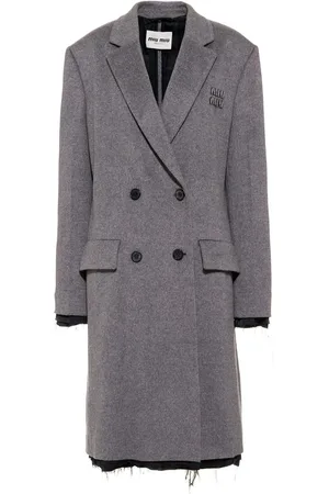 Miu Miu Doppelreihiger Mantel