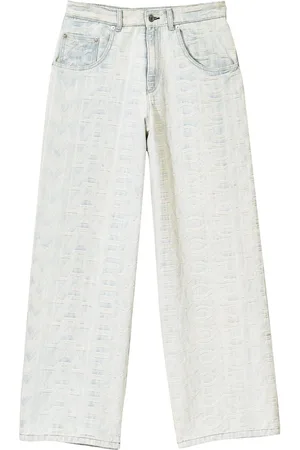 Marc Jacobs The Monogram Jeans mit weitem Bein