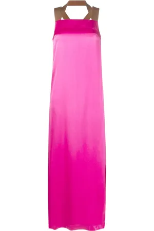 ALYSI Satin-Maxikleid