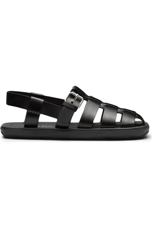 Prada Sandalen mit gewebten Riemen