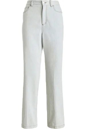 Etro Cropped-Jeans mit hohem Bund
