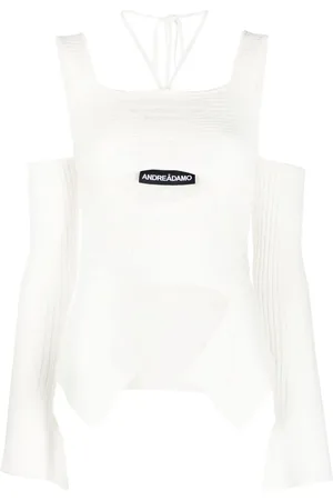 ANDREADAMO Strickoberteil mit Cut-Out
