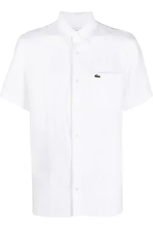 Lacoste Hemd mit Logo-Stickerei