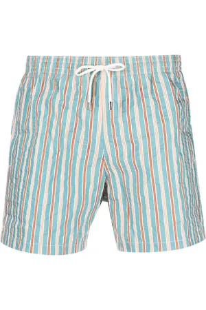 CANALI Gestreifte Badeshorts