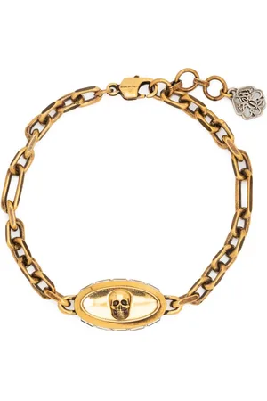 Alexander McQueen Kettenarmband mit Totenkopf