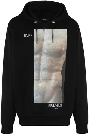 Balmain Hoodie mit grafischem Print