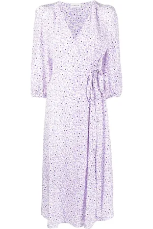 P.A.R.O.S.H. Wickelkleid mit Blumen-Print