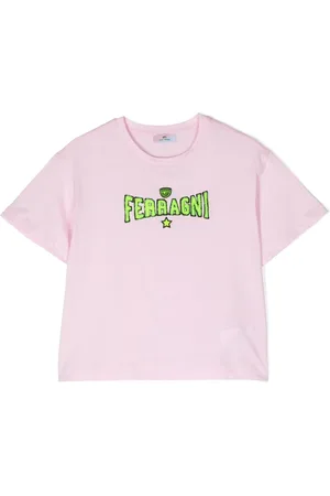 Chiara Ferragni T-Shirt mit Logo-Stickerei