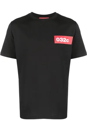 032c T-Shirt mit Logo-Print