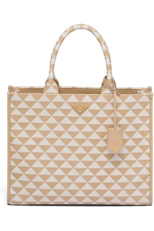 Prada Symbole Shopper mit Stickerei