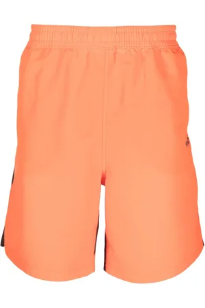 OFF-WHITE Badeshorts mit diagonalen Streifen