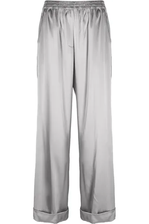 Dolce & Gabbana Seidenhose mit hohem Bund
