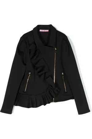 MISS BLUMARINE Asymmetrische Jacke mit Rüschen