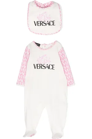 VERSACE Set aus Strampler und Lätzchen
