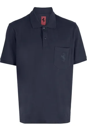 FERRARI Poloshirt mit Logo-Patch