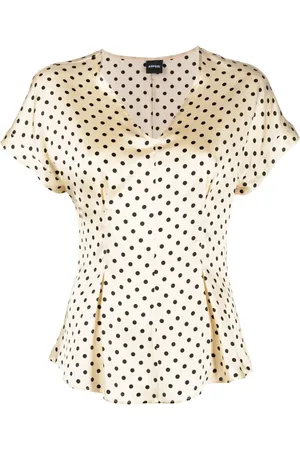Aspesi Gepunktete Bluse