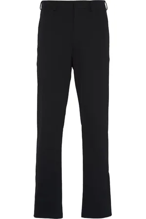 Prada Straight-Leg-Hose mit Logo