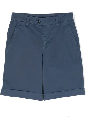 Dondup Shorts mit Logo-Schild