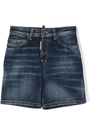 Dsquared2 Ausgeblichene Jeans-Shorts