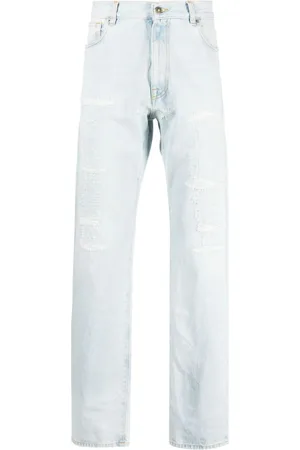 424 FAIRFAX Gerade Jeans im Distressed-Look