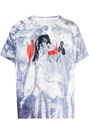 DOUBLET T-Shirt mit grafischem Print