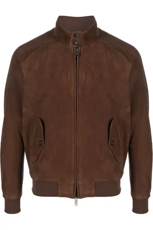 Baracuta G9 Harrington-Jacke aus Wildleder