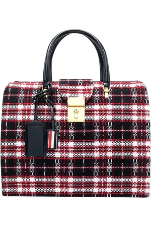Thom Browne Mr. Thom Handtasche mit Schottenkaro