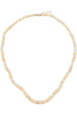 JIA JIA 14kt Gelbgoldhalskette mit Opal