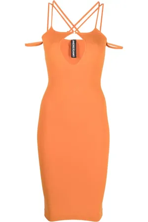 ANDREADAMO Midikleid mit Riemen
