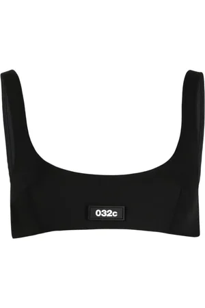 032c Cropped-T-Shirt mit Logo-Patch