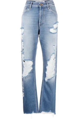 Jacob Cohen Jeans in Distressed-Optik