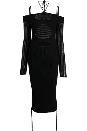 ANDREADAMO Gestricktes Midikleid