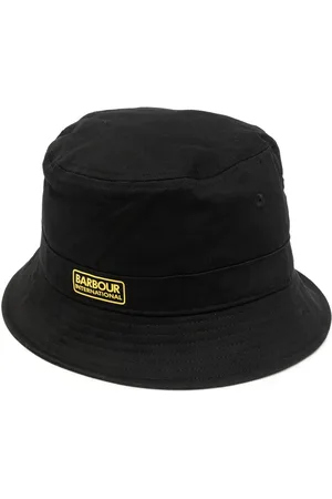 Barbour Fischerhut mit Logo-Patch
