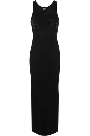 BLUMARINE Maxikleid mit Logo-Print