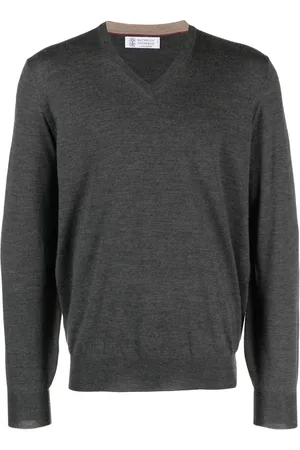 Brunello Cucinelli Pullover mit V-Ausschnitt
