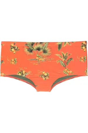Lygia & Nanny Badehose mit Blatt-Print