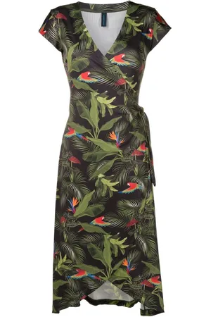 Lygia & Nanny Falcão Kleid mit botanischem Print
