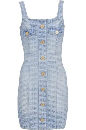 Balmain Kleid mit Monogramm