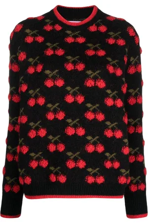 La DoubleJ Pullover mit Kirschen-Print