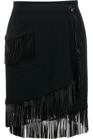 Saint Laurent 1970s Rock mit Fransen