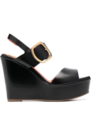 santoni Wedge-Sandalen 125mm