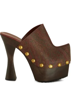 Etro Clogs mit Paisley-Print